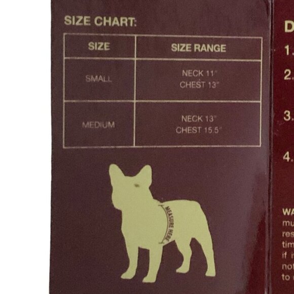 American Kennel Club Dog Harness Vest  Designer Tartan Plaid Sherpa Lined Pink M - Picture 5 of 16